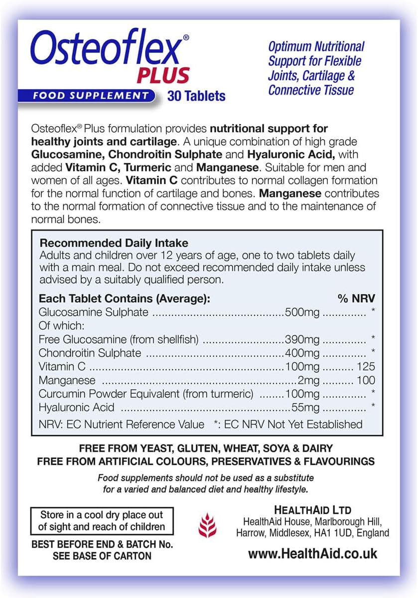 HealthAid Osteoflex Plus Tablets Pack of 30