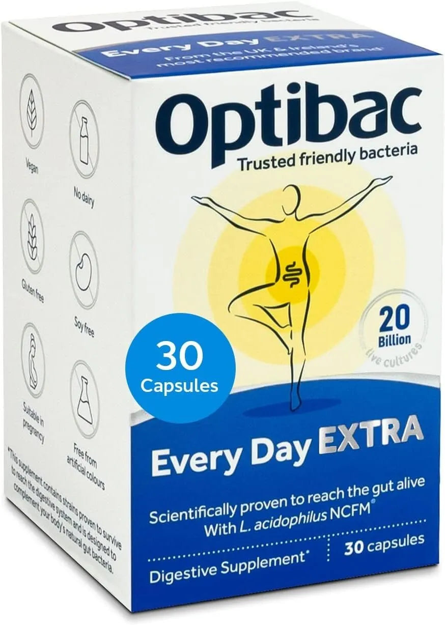 Optibac Every Day extra High-Strength Vegan Probiotic Supplement