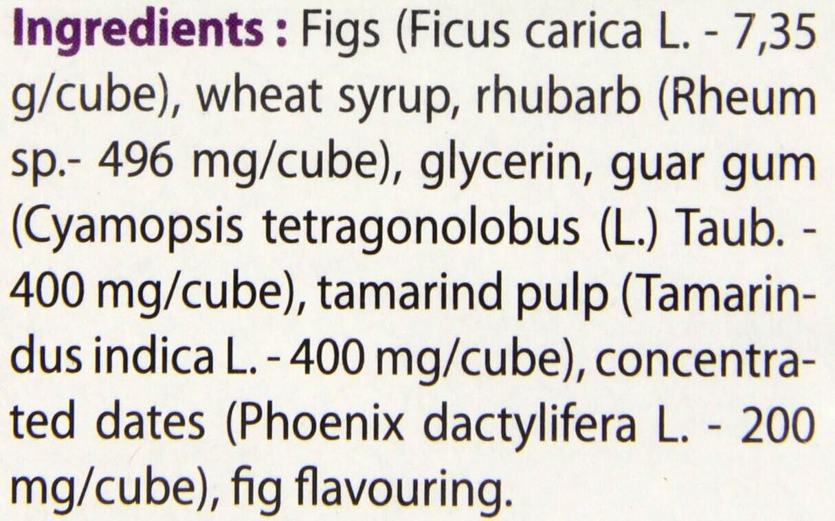 Ortis Fruits & Fibres Chewable Cubes Regular 12 Pack