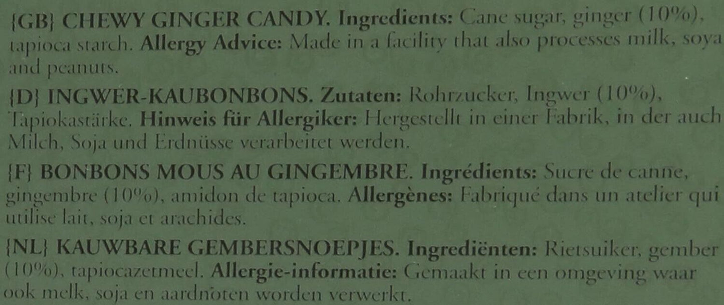 The Ginger People Ginger Chews 84g of Zesty Delight