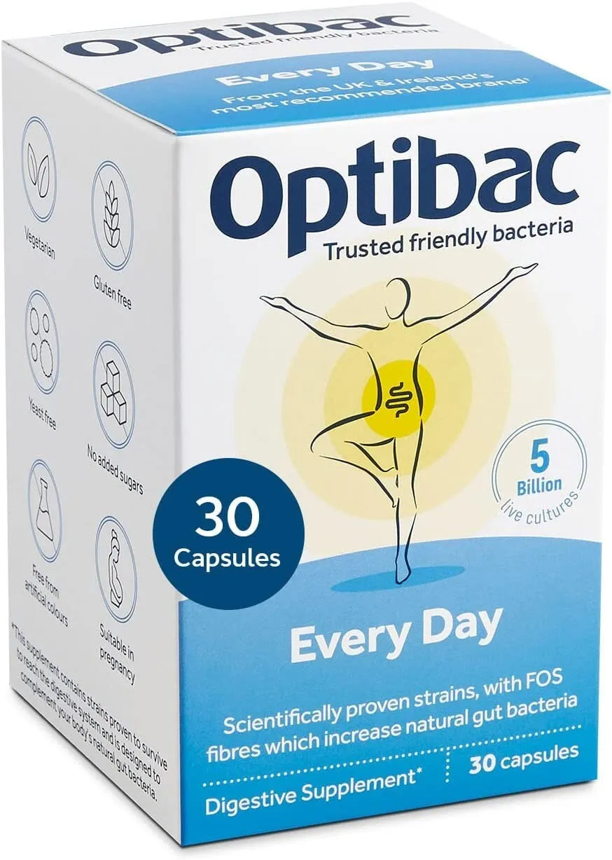 Optibac Probiotics Everyday 30 Capsules for Daily Wellness
