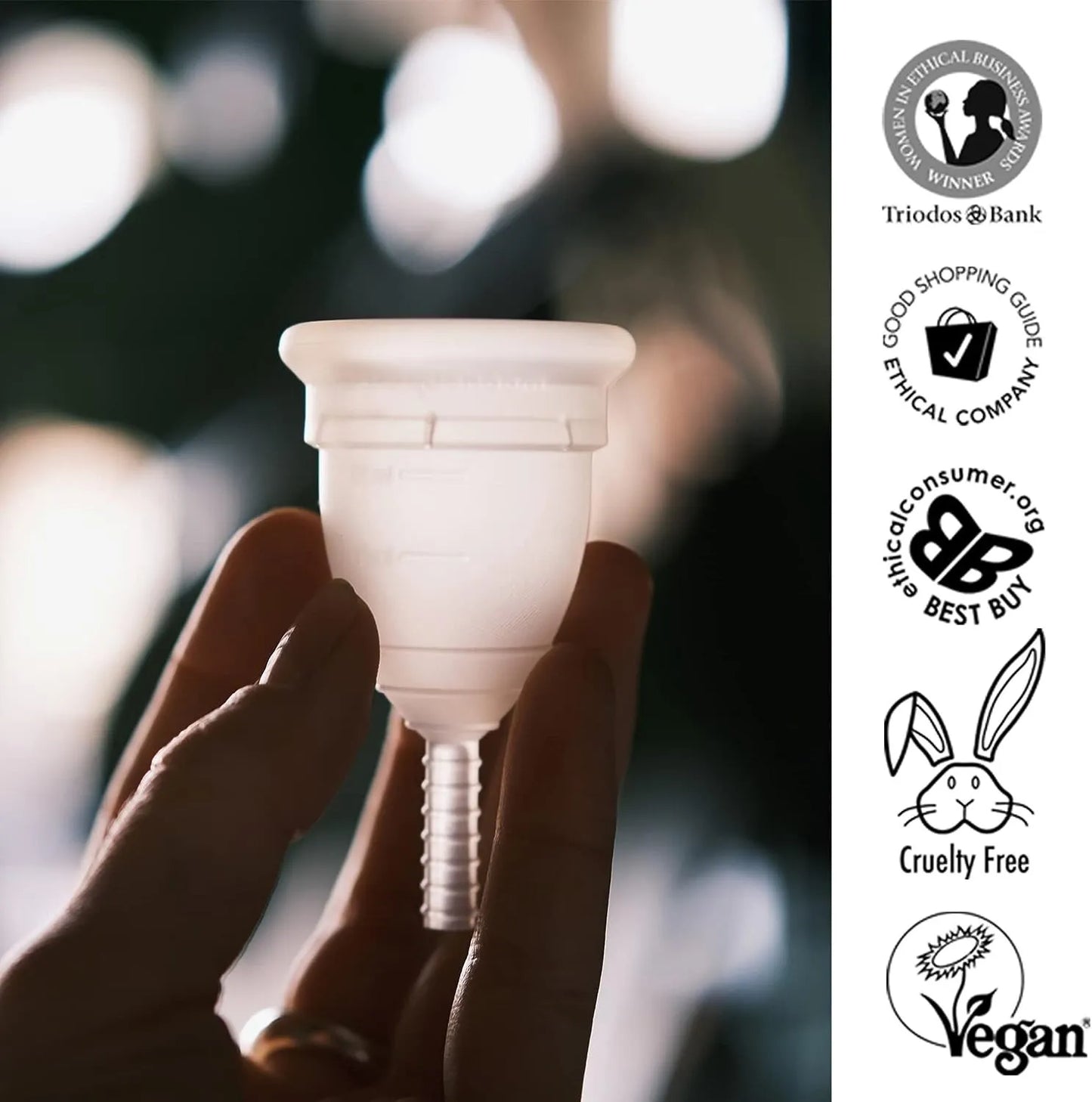 Mooncup Reusable Menstrual Cup Size B Smarter Sanitary Protection