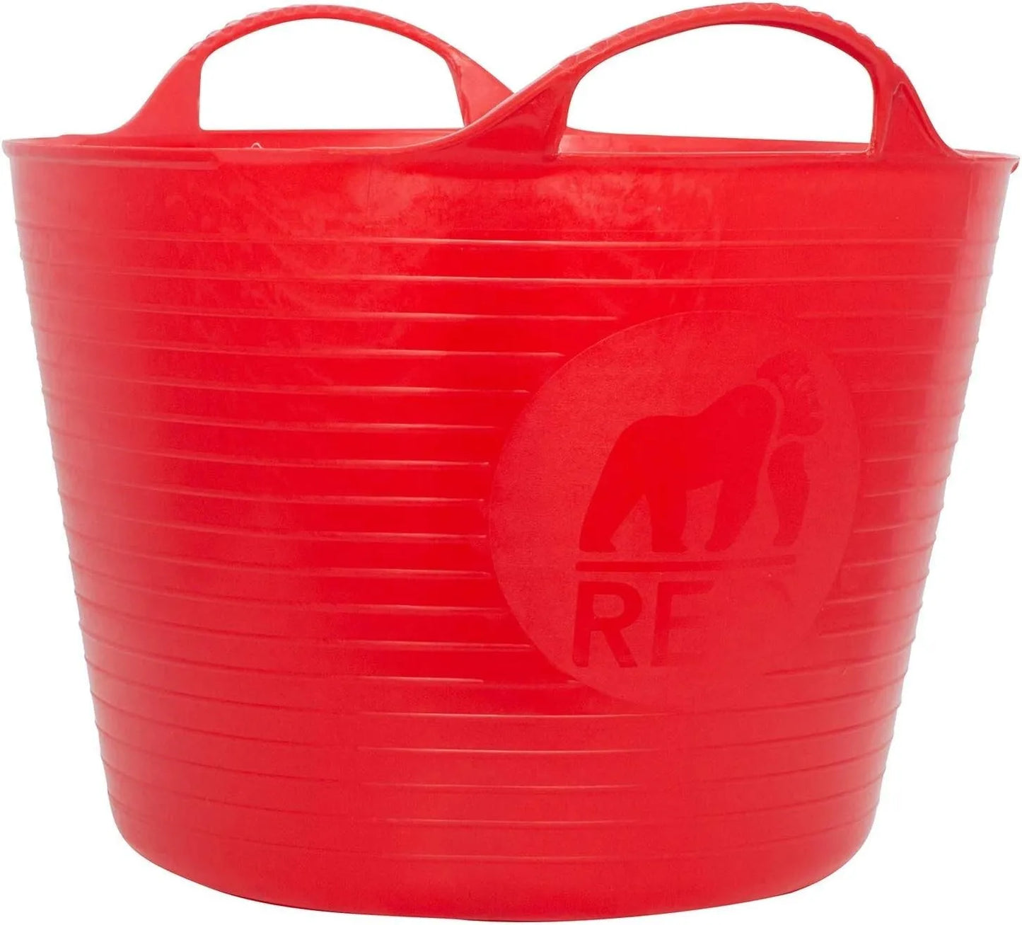 Small Red Flexible Plastic Tub, Toy Storage, Laundry, Gardening & More