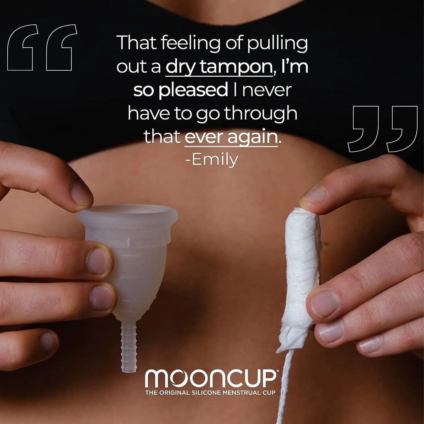 Mooncup Reusable Menstrual Cup Size B Smarter Sanitary Protection