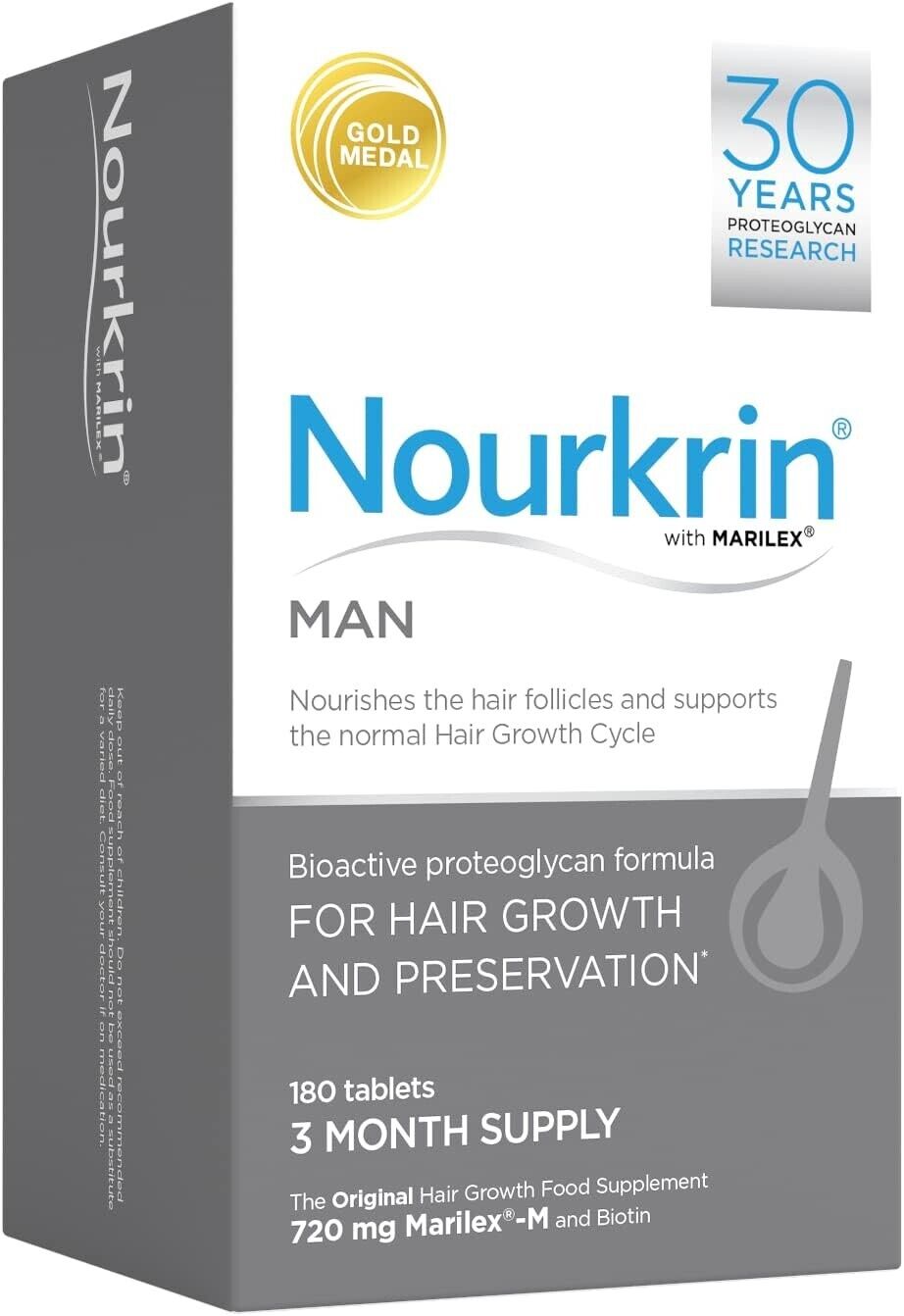 Nourkrin Tablets hair preservation for Man 180 Tablets