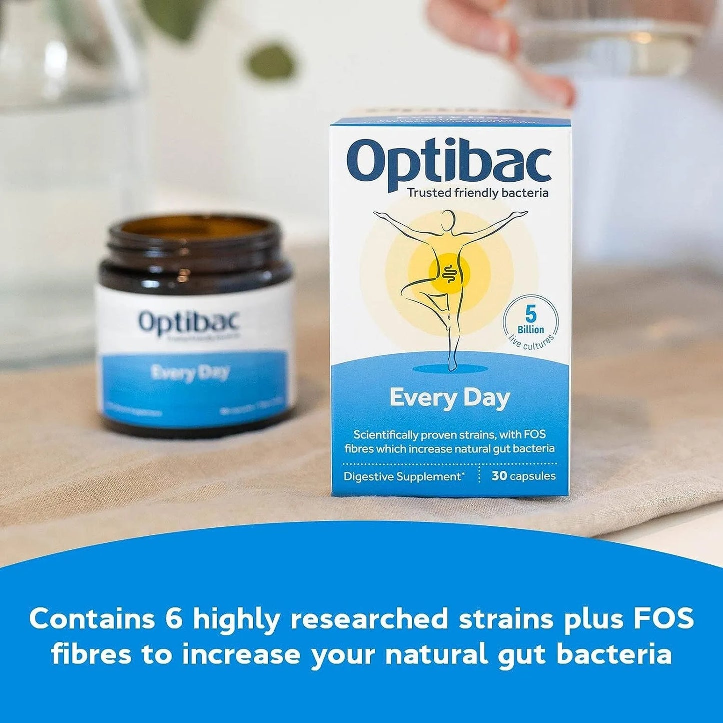 Optibac Probiotics Everyday 30 Capsules for Daily Wellness