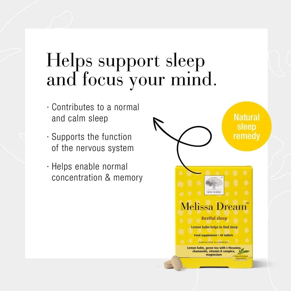 Melissa Dream 40 Tablets for Restful Sleep