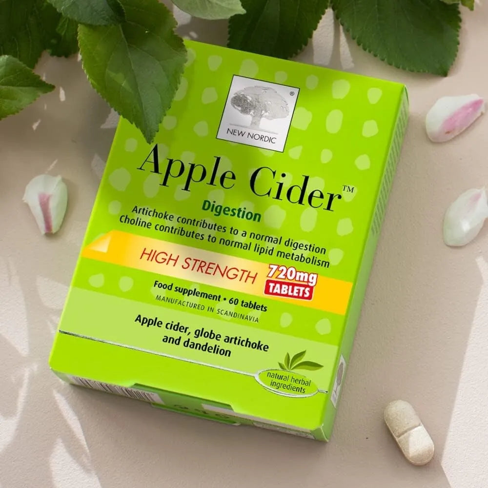 New Nordic Apple Cider 720mg High Strength - 60 Tablets