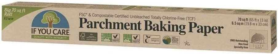 If You Care Parchment Paper Rolls Eco-Friendly Baking and Cooking Paper for Oven