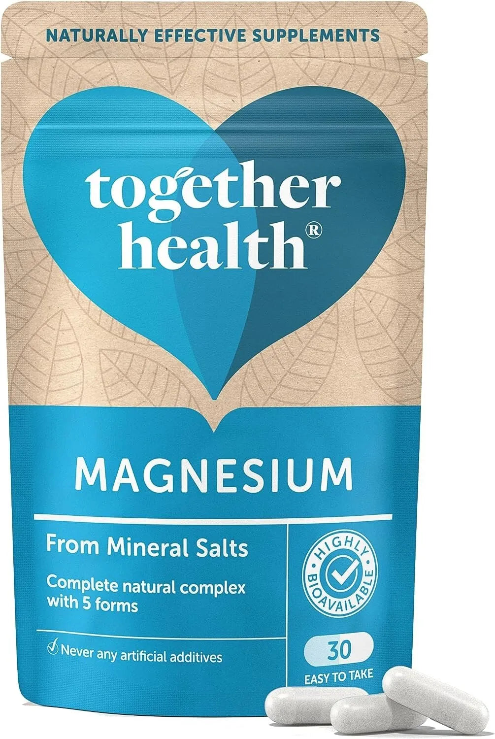 Together Health Magnesium 30 Capsules for Wellbeing