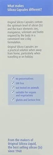 Hubner SILICEA Hair Skin and Nails 60 Capsules for Beauty Support