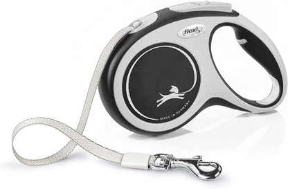 Flexi New Comfort Model Lead, Resistant Strap, Adjustable Handle - 5M, Black, M