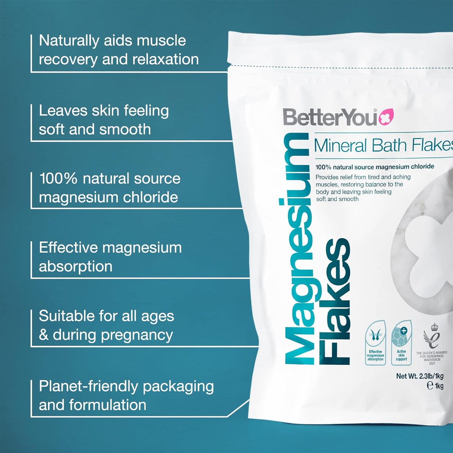 Magnesium Original Bath Flakes  Natural Source of Zechstein Magnesium