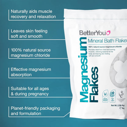 Magnesium Original Bath Flakes  Natural Source of Zechstein Magnesium