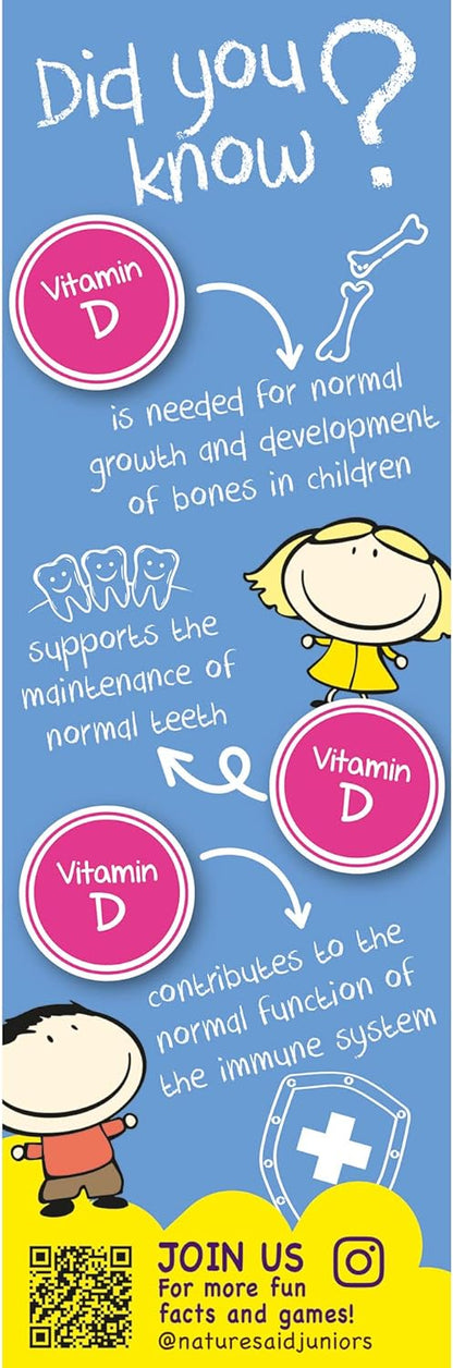 Natures Aid Health 200iu 50ml Vitamin D3 Drops