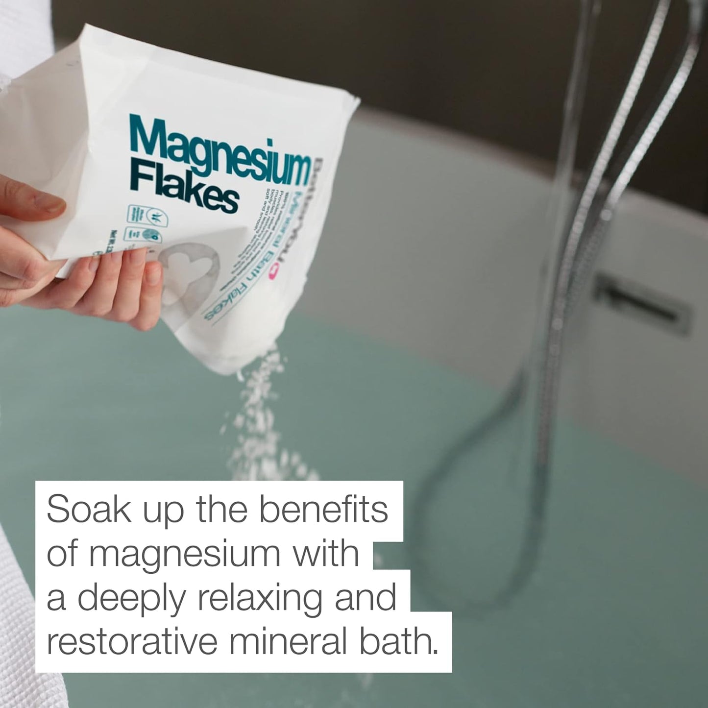 Magnesium Original Bath Flakes  Natural Source of Zechstein Magnesium