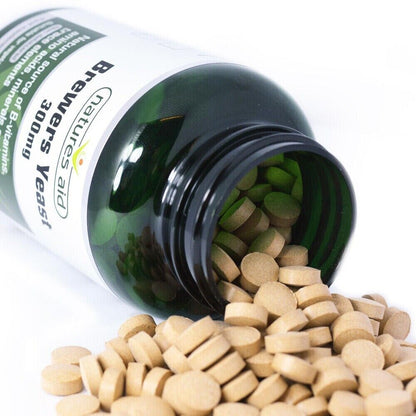 Natures Aid Brewers Yeast 300mg 500 Tablets for Vitality