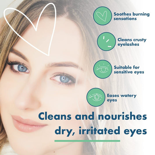 The Eye Doctor 20 Biodegradable Eyelid Wipes