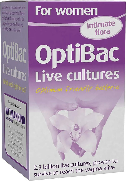 OptiBac Probiotics for Women: 30 Capsules  Digestive Support