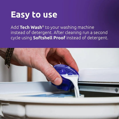 Nikwax Tech Wash & Softshell Proof Twin Pack Clean & Proof