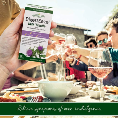 Natures Aid DigestEeze Milk Thistle 60 Tablets