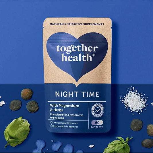 Together Oceanpure Night Time Magnesium 60 Capsules for Restful Sleep