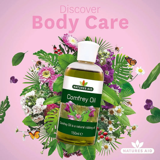 Natures Aid Comfrey Oil for Natural Skin Care and Support