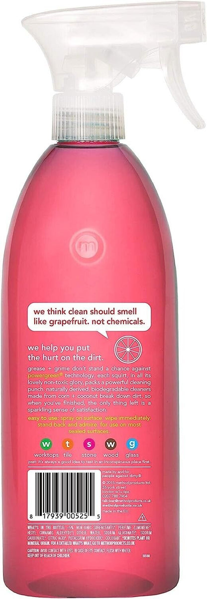 Method Multi Purpose Cleaner Pink Grapefruit, 828ml