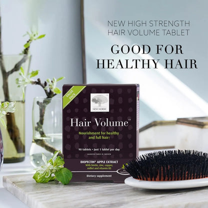 New Nordic Hair Volume 90 Tablets for Luscious Hair Growth & Volume