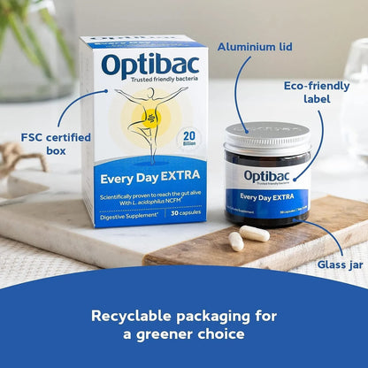 Optibac Every Day extra High-Strength Vegan Probiotic Supplement