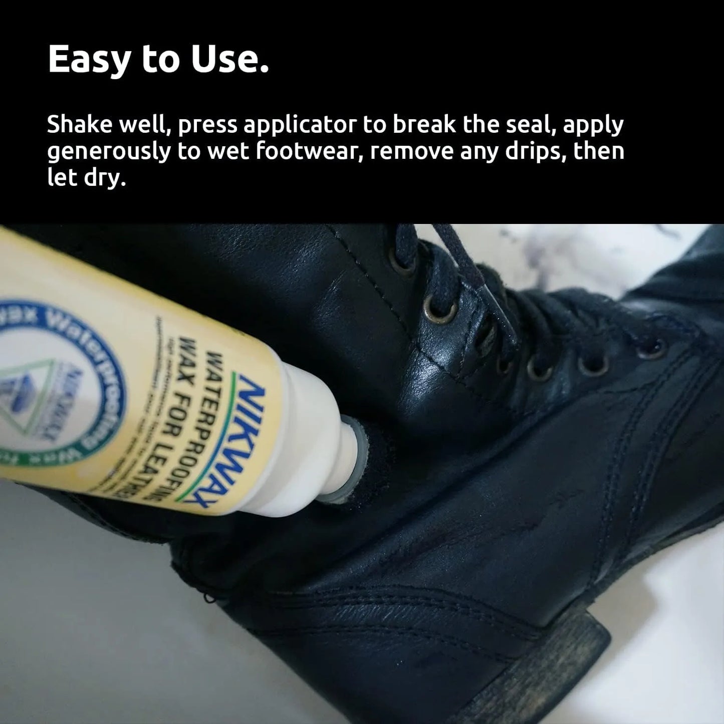 Nikwax Leather Waterproofing Liquid Maintain Leather's Water Resistance