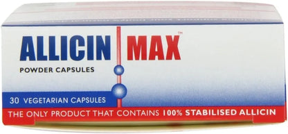 Allicin Max 180mg Vegetarian Capsules - 30 Count