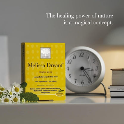 New Nordic Melissa Dream 100 Tablets for Restful Sleep