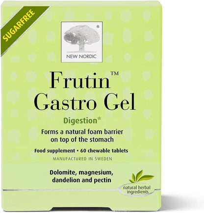 Organic Frutin Gastro Gel 60 Tablets for Digestive Comfort