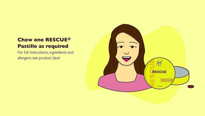 Bach Rescue Pastilles Blackcurrant 50g of Soothing Relief