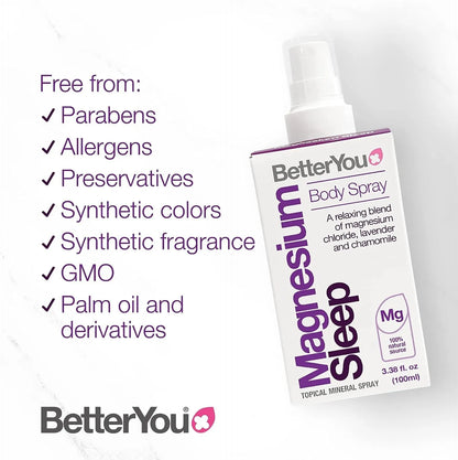 BetterYou Magnesium Goodnight Spray for Relaxation