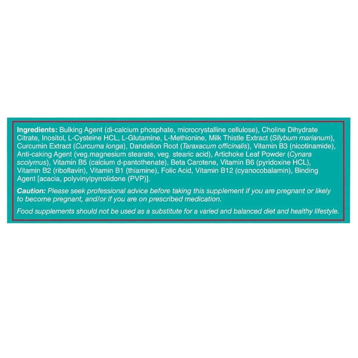 HealthAid Livercare 60 Tablets for Healthy Liver, Detox and Support