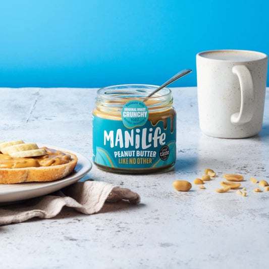 Manlife Deep Roast Crunchy Peanut Butter 295g Rich Flavor