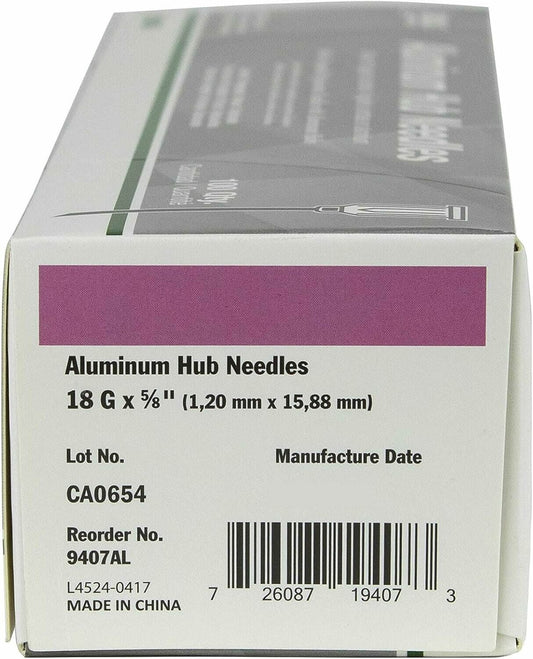 Neogen Needle AH 18G HP: 5/8" x 100 Pack
