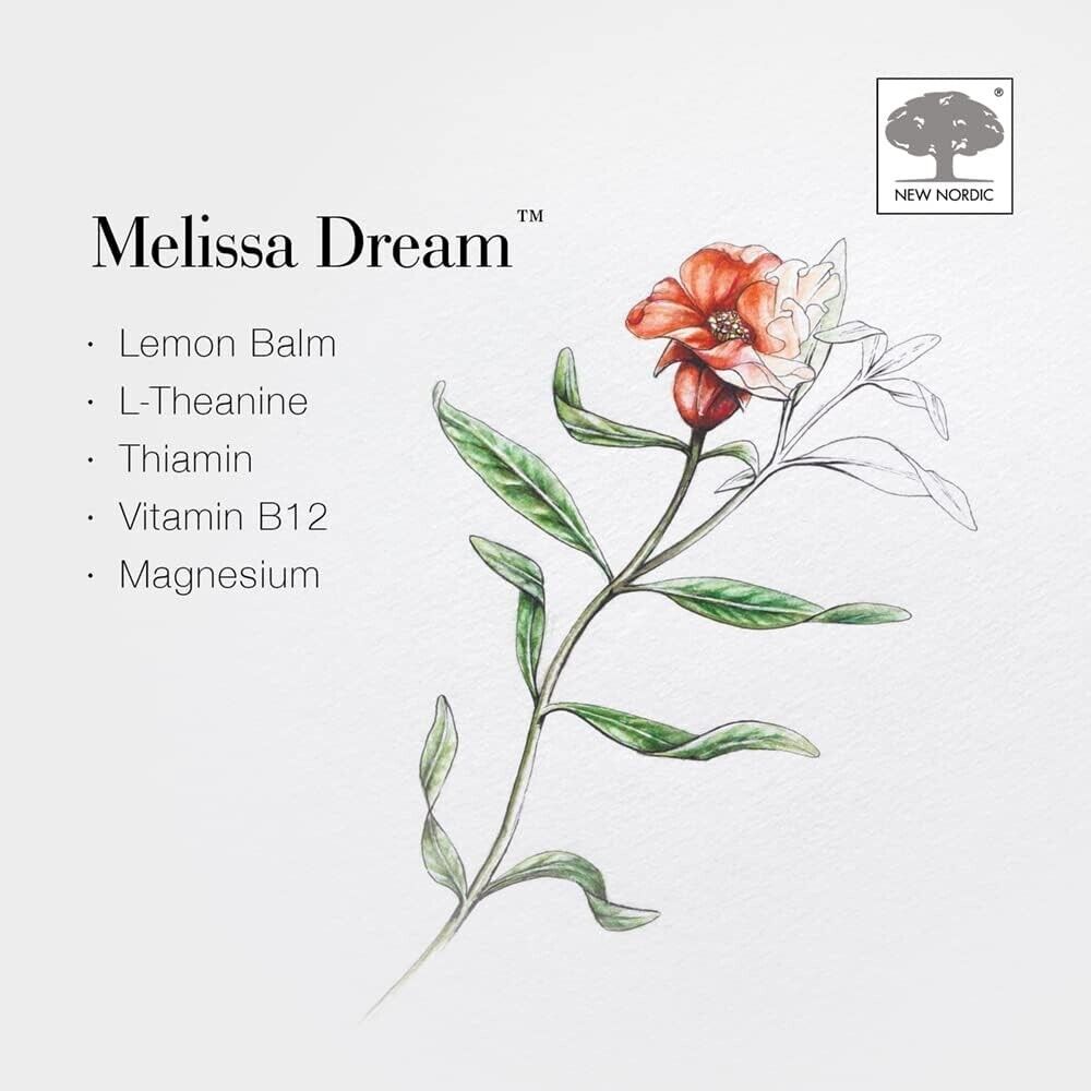 New Nordic Melissa Dream 100 Tablets for Restful Sleep