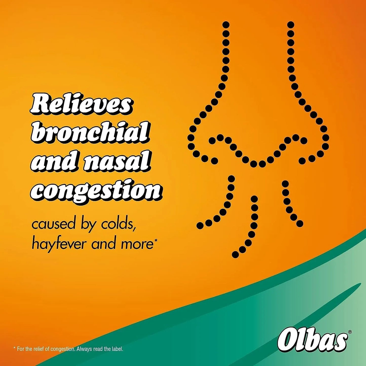 Olbas Nasal Inhaler 2 Sticks for Children & Adults Fast-Acting Cold Relief