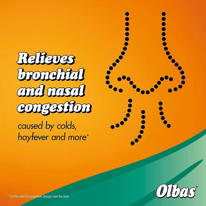Olbas Nasal Inhaler 2 Sticks for Children & Adults Fast-Acting Cold Relief