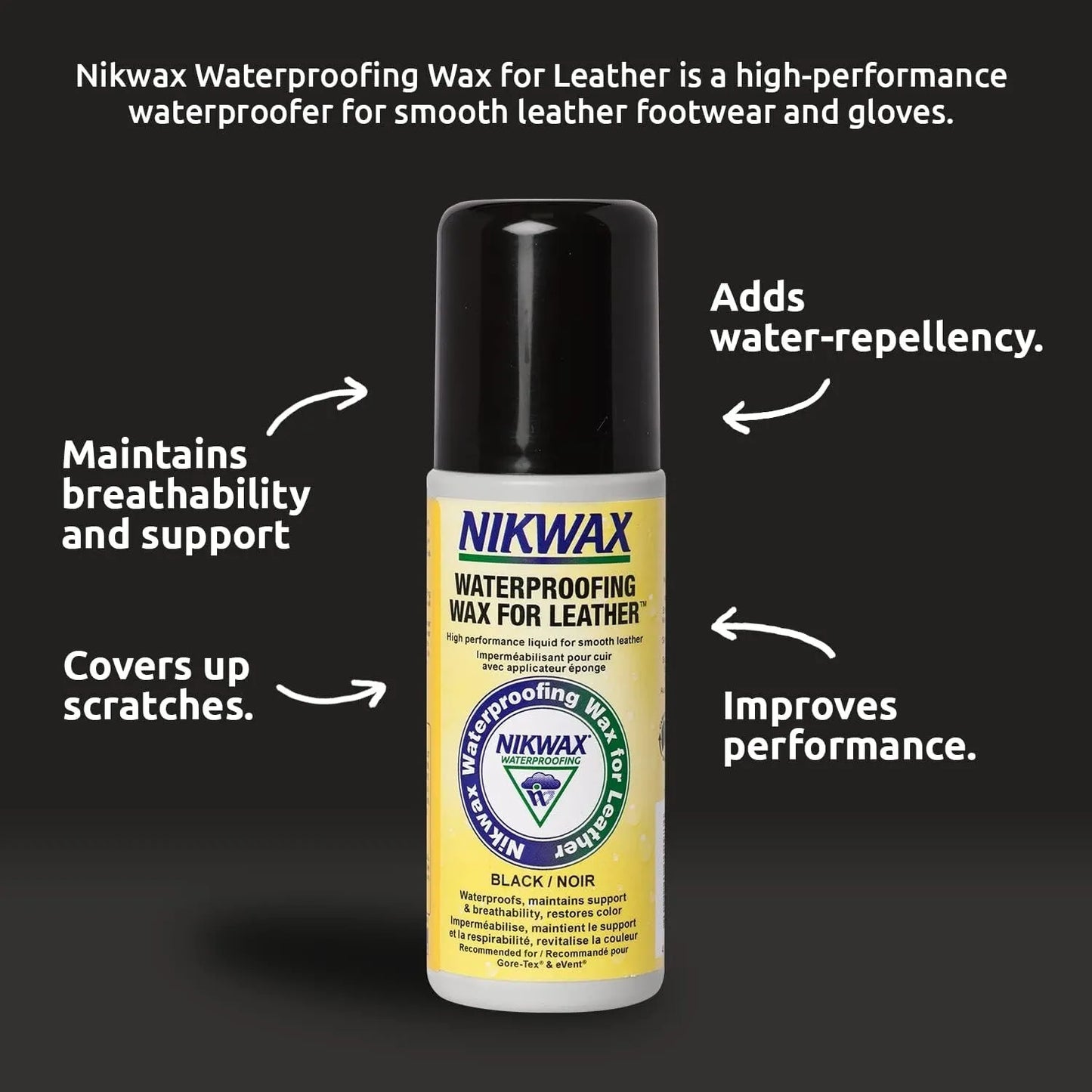 Nikwax Leather Waterproofing Liquid Maintain Leather's Water Resistance