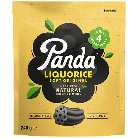 Panda Natural Original Liquorice 240g of Classic Flavor