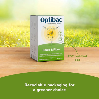 Optibac Probiotics Bifido & Fibre  Digestive Wellness in Every Sachet