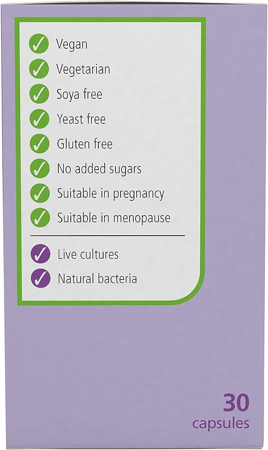 OptiBac Probiotics for Women: 30 Capsules  Digestive Support