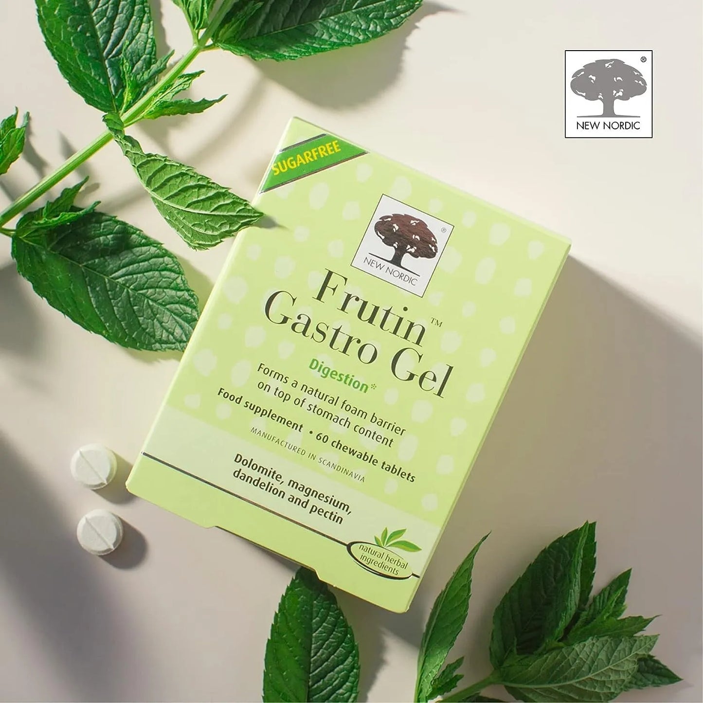 Organic Frutin Gastro Gel 60 Tablets for Digestive Comfort