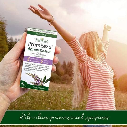 Natures Aid Agnus Castus Capsules Herbal Support for Women's Health