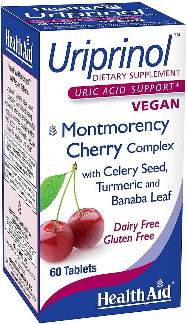 Health Aid Uriprinol Montmorency Cherry Complex - 60 Tablets