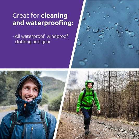 Nikwax tech wash & tx.direct twin pack clean & waterproof